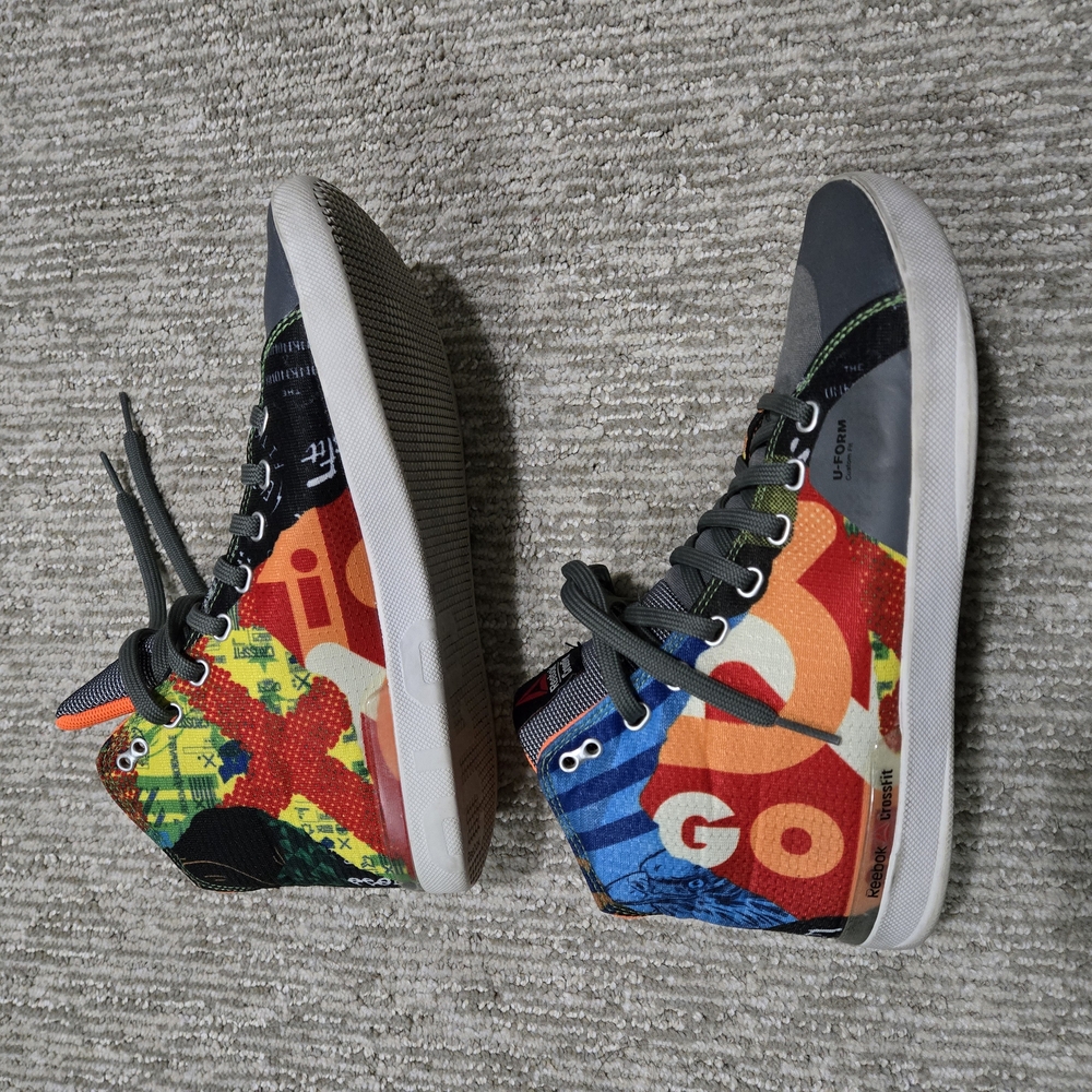 Colorful High-Top Kids Sneakers
